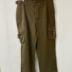 Lauren Ralph Lauren Olive Cargo Pants